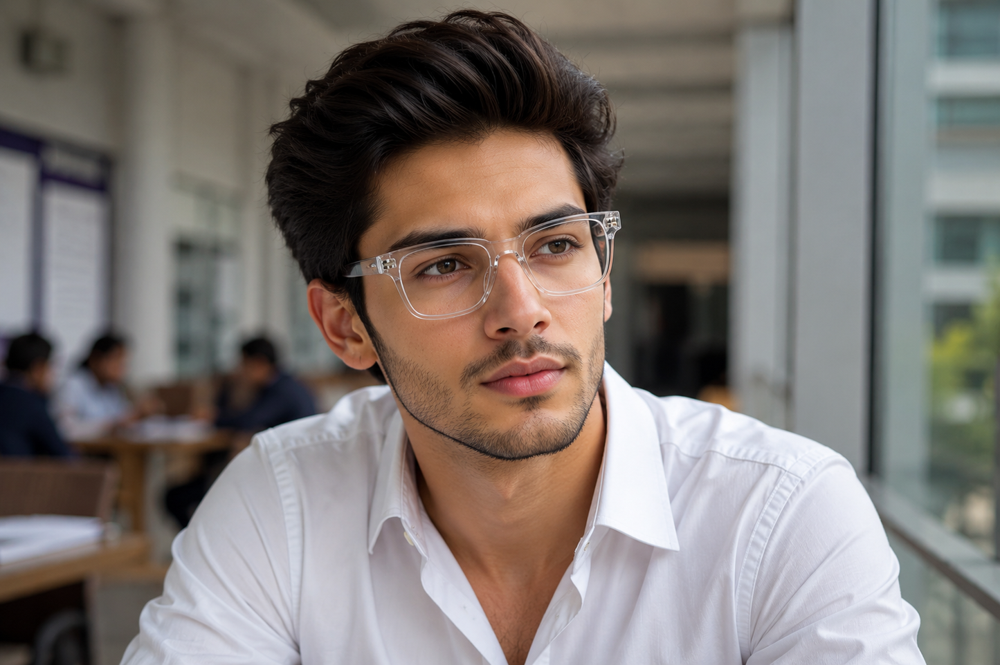 Glasso Clear Vision Eyeglasses — Transparent  Frame | Men & Women | Lightweight Comfort  | Free Delivery Pakistan