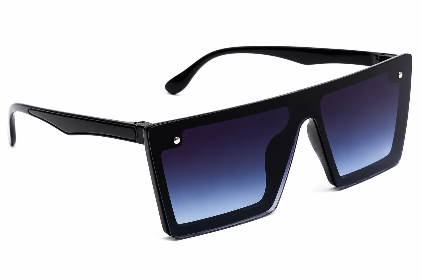Glasso Premium Oversized Sunglasses — Bold  Black Square Frame | UV Protection |  Men & Women | Free Delivery Pakistan