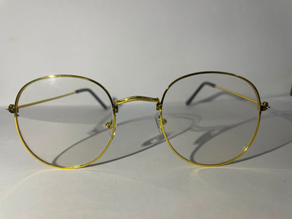 GLASSO Aureo | Vintage Gold Round Eyewear