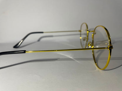 GLASSO Aureo | Vintage Gold Round Eyewear
