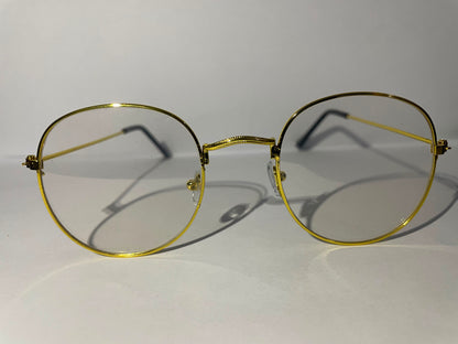 GLASSO Aureo | Vintage Gold Round Eyewear