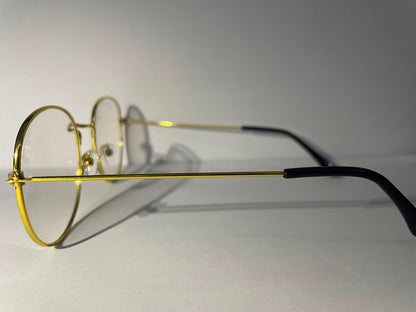 GLASSO Aureo | Vintage Gold Round Eyewear