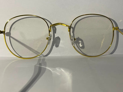 GLASSO Aureo | Vintage Gold Round Eyewear